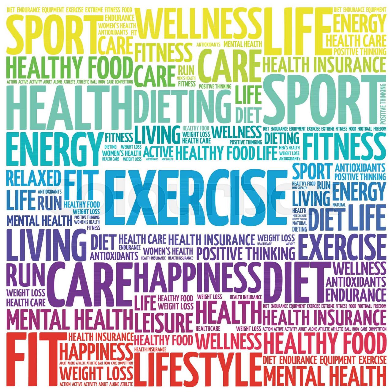 Fitness health word workout shutterstock cloud concept alternative drugs words vector ar app store sport background stock