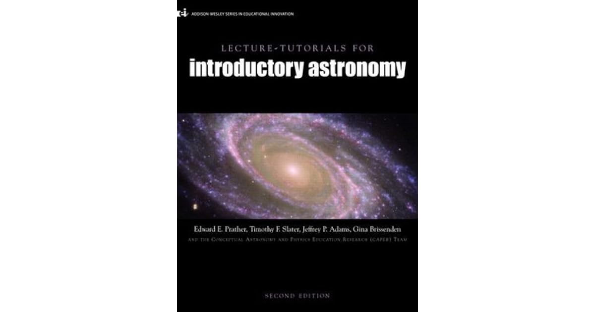 Lecture-tutorials for introductory astronomy 3rd edition pdf free