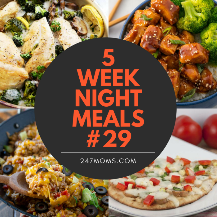 Low-carb weeknight dinners for families