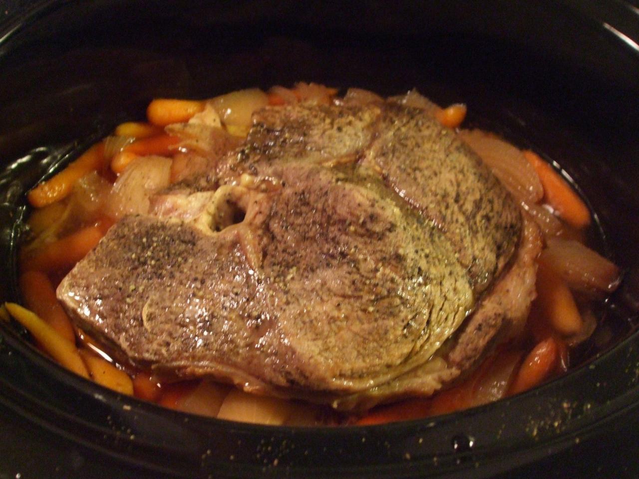 Sirloin tip roast crock pot recipe