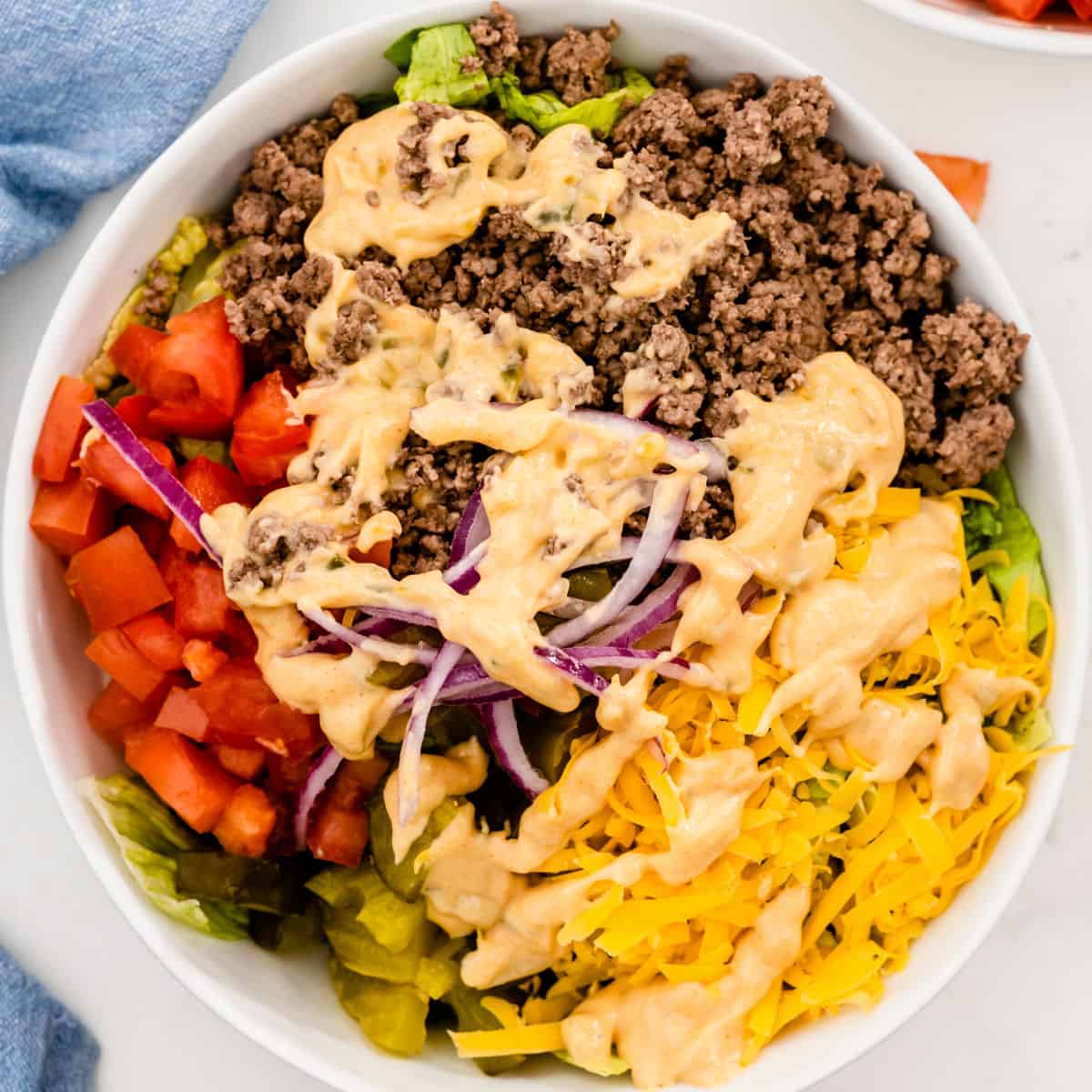 Big mac bowl recipe