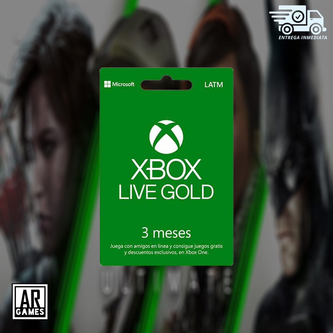 Xbox live gold 3 month digital code