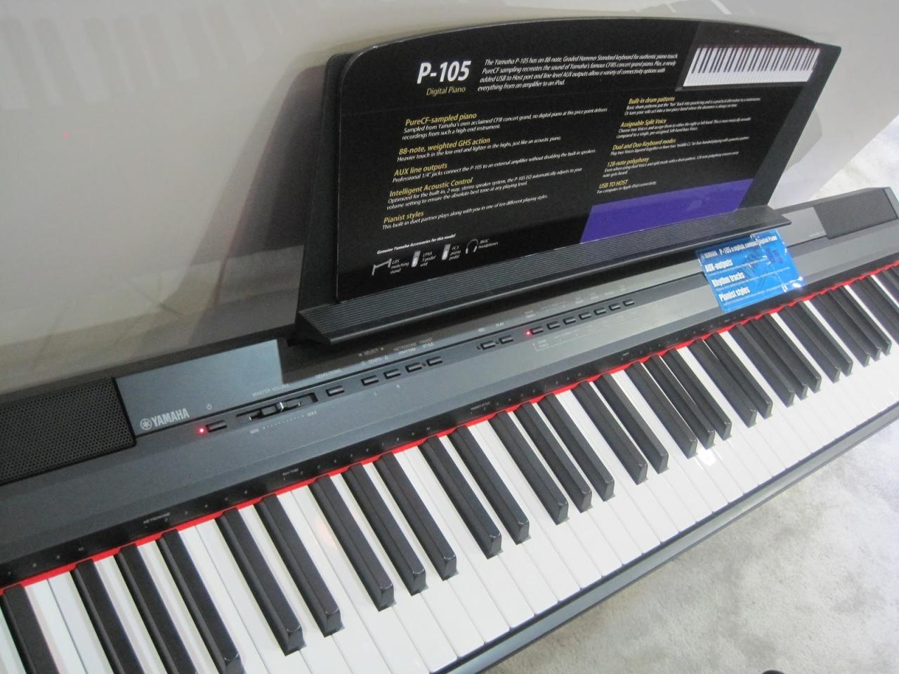 Yamaha p105 digital piano