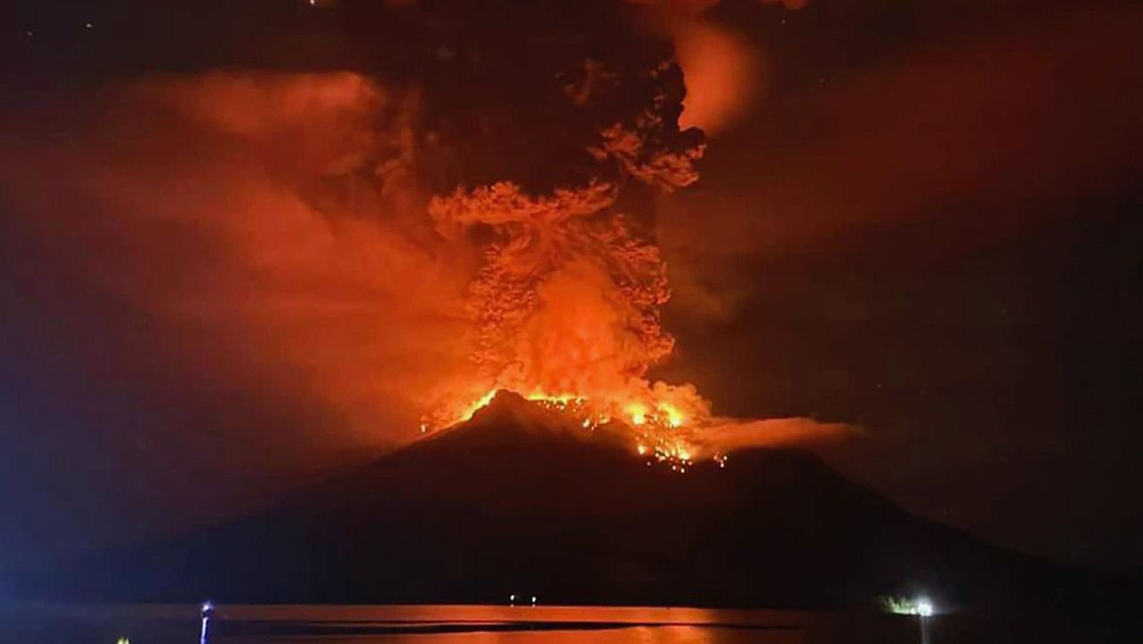 Indonesia volcano eruptions