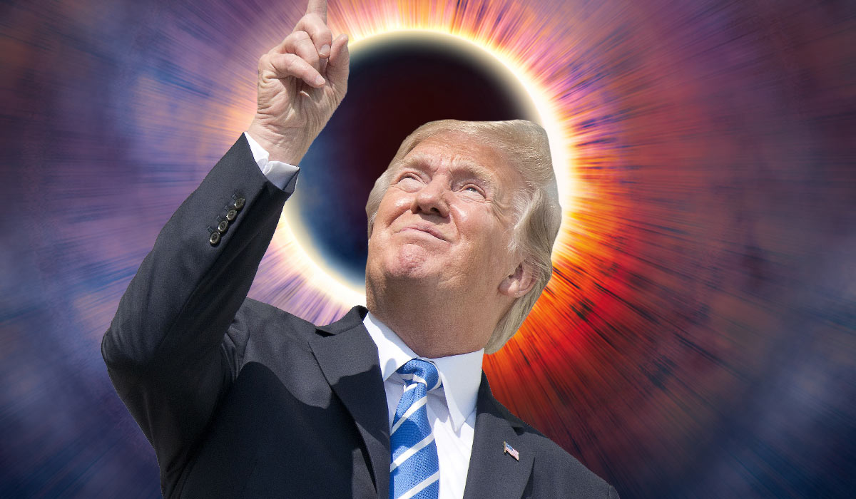 Trump's Solar Eclipse Speech: A Political and Media Phenomenon - The ...