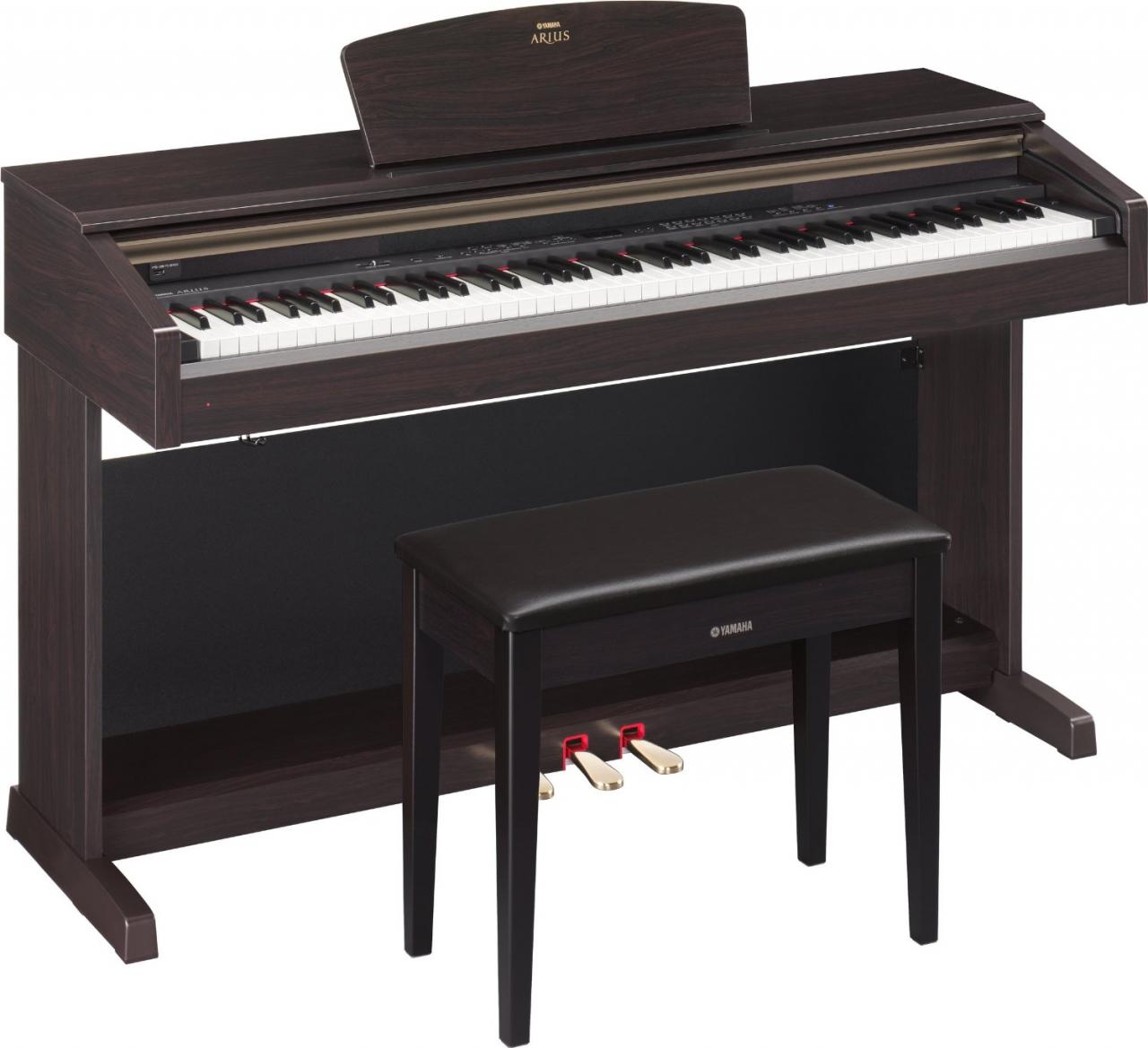 Piano yamaha digital arius ydp electronic pianos bench upright console amazon rosewood review v240 affordable reviews traditional keyboard series beautiful