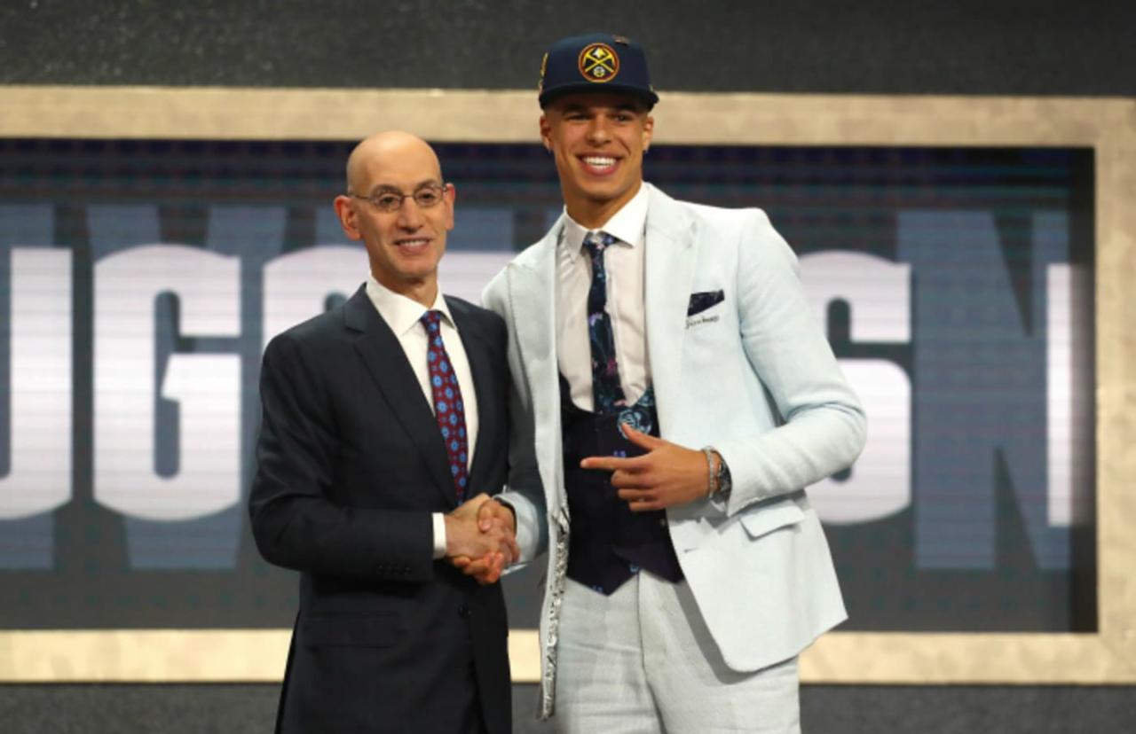 Michael porter jr adam silver