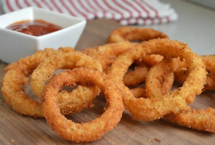 Restaurant secret recipes for onion rings