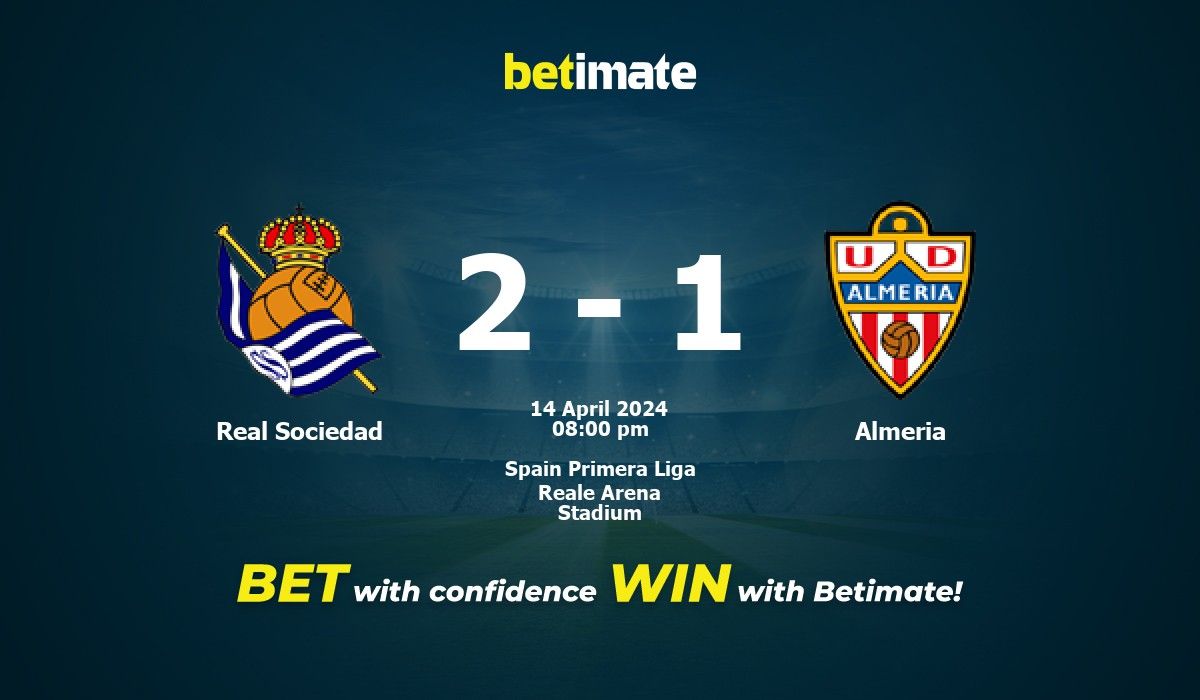 Real sociedad vs almería