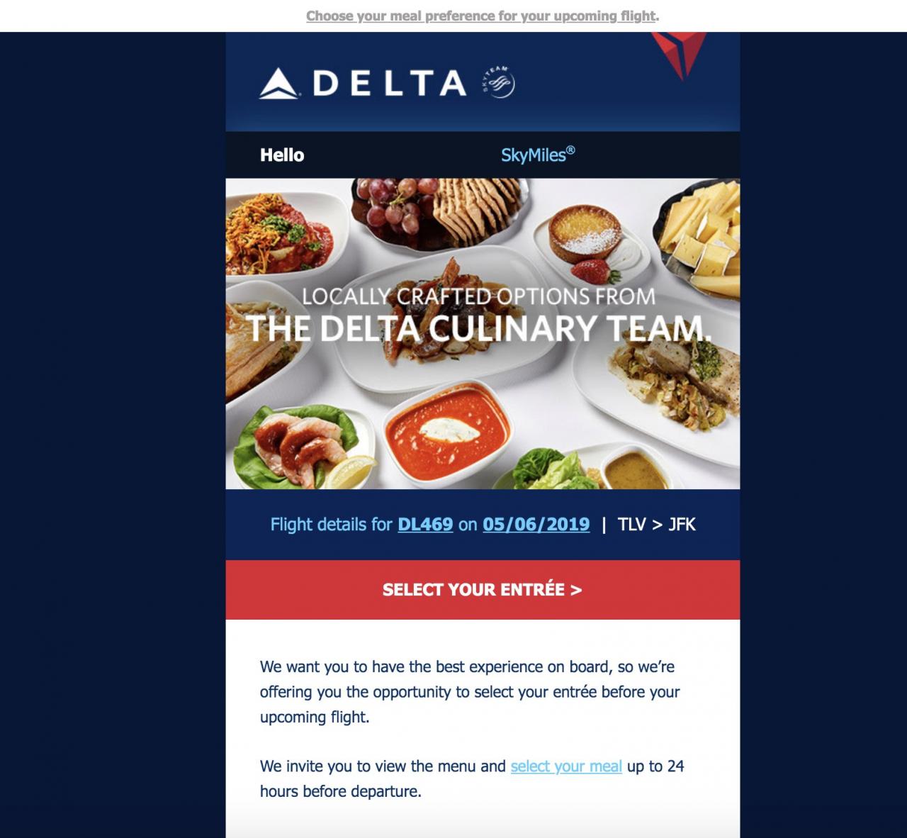 Delta food and drink