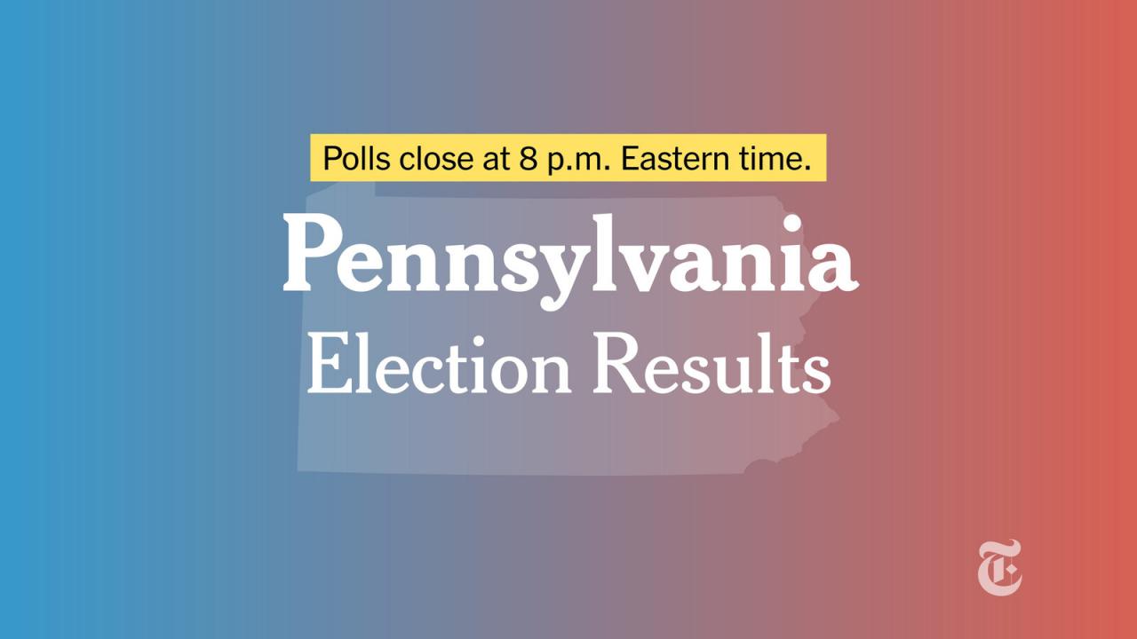 Pa election results