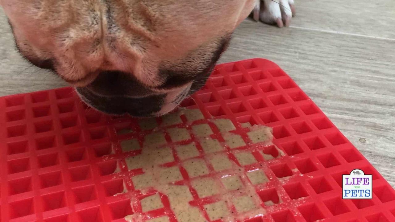 Lick mat recipes for dogs