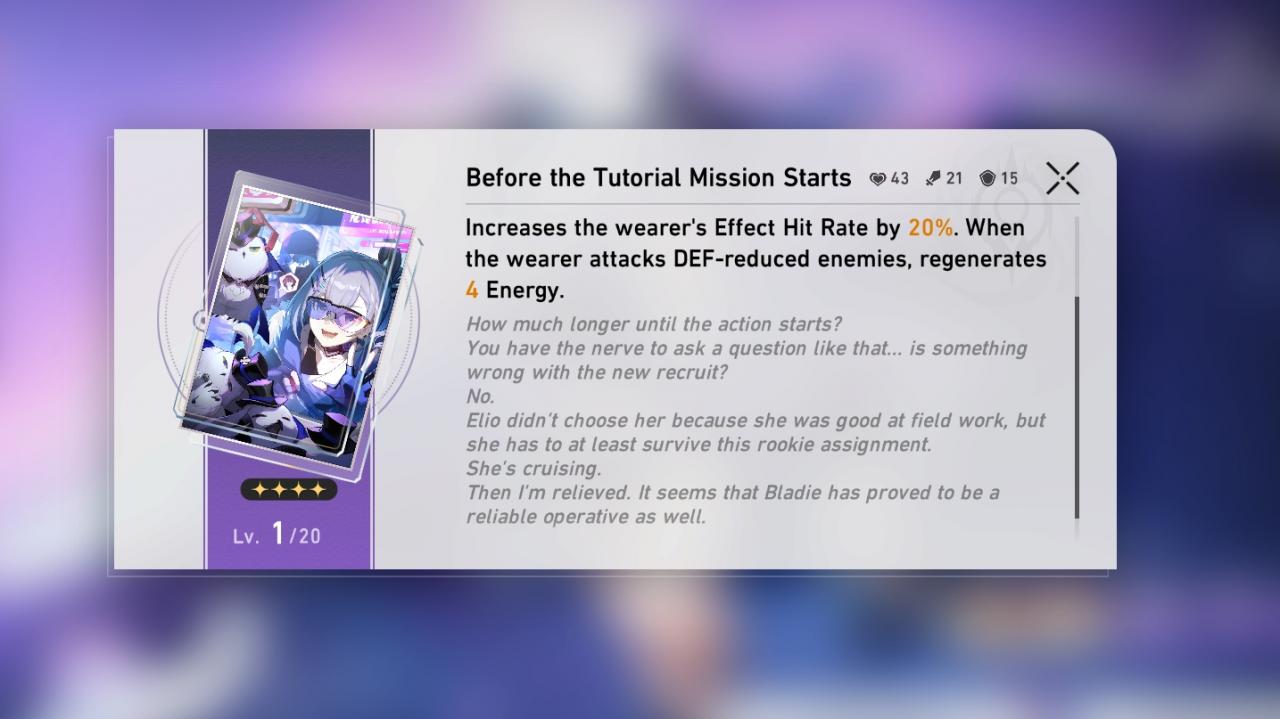 Honkai star rail before the tutorial mission starts