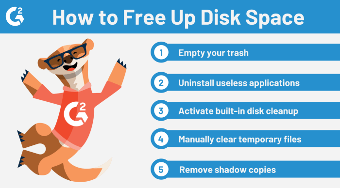 How to free up space on PC