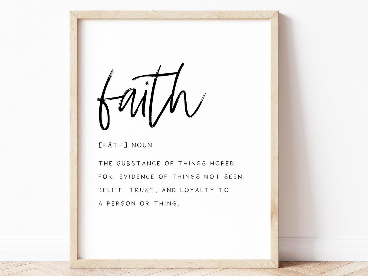 Faith definition