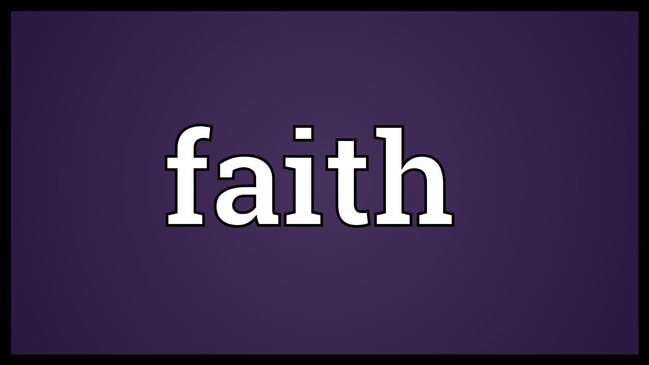 Faith meaning