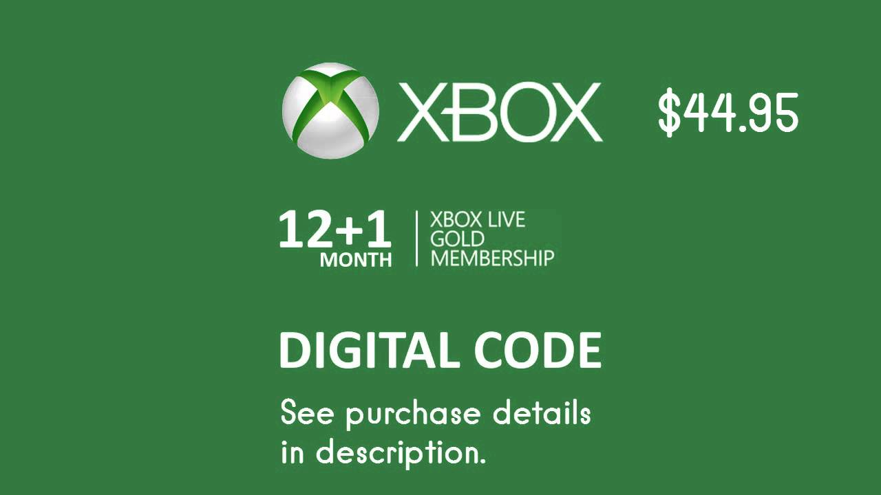 Xbox Live Gold One Month Digital Code: Enhance Your Gaming Experience