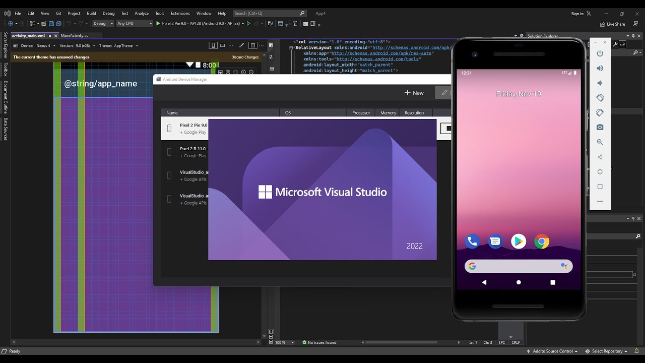 Xamarin tutorial visual studio 2022 step by-step