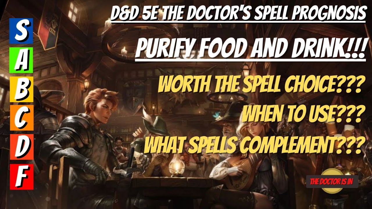 Purify food and drink 5e