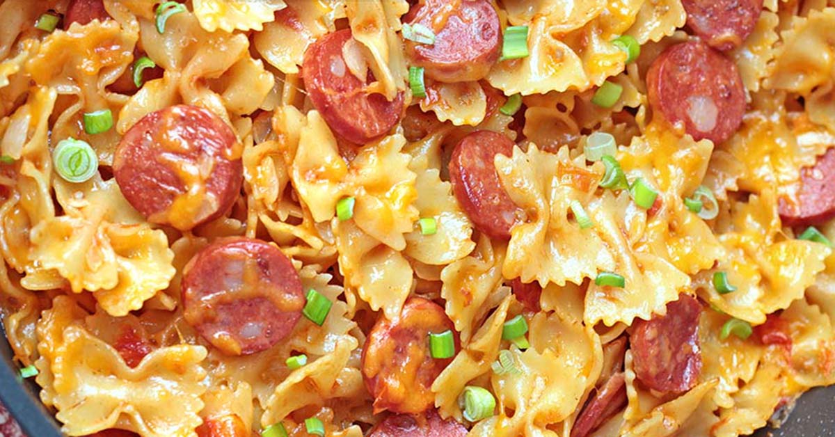 Kielbasa recipes with pasta