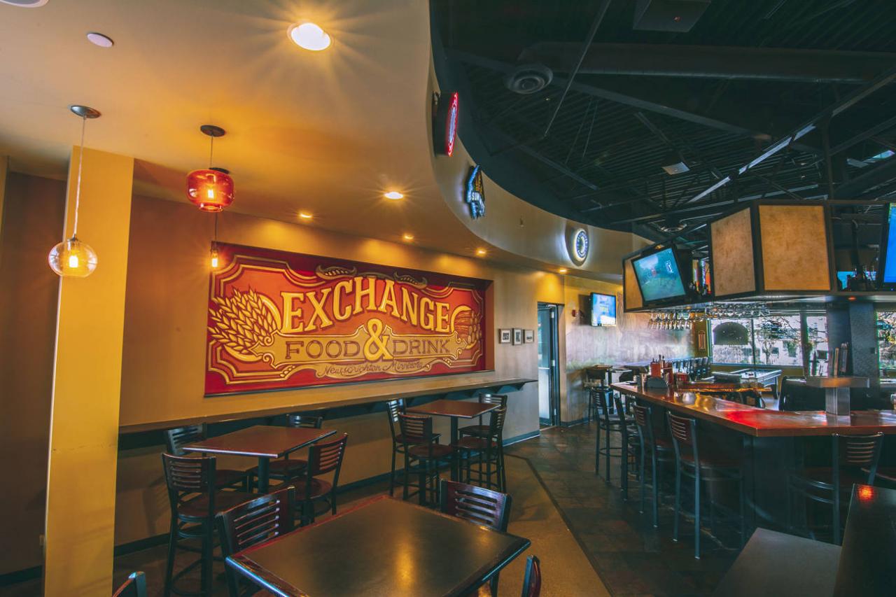 The exchange food and drink new brighton mn