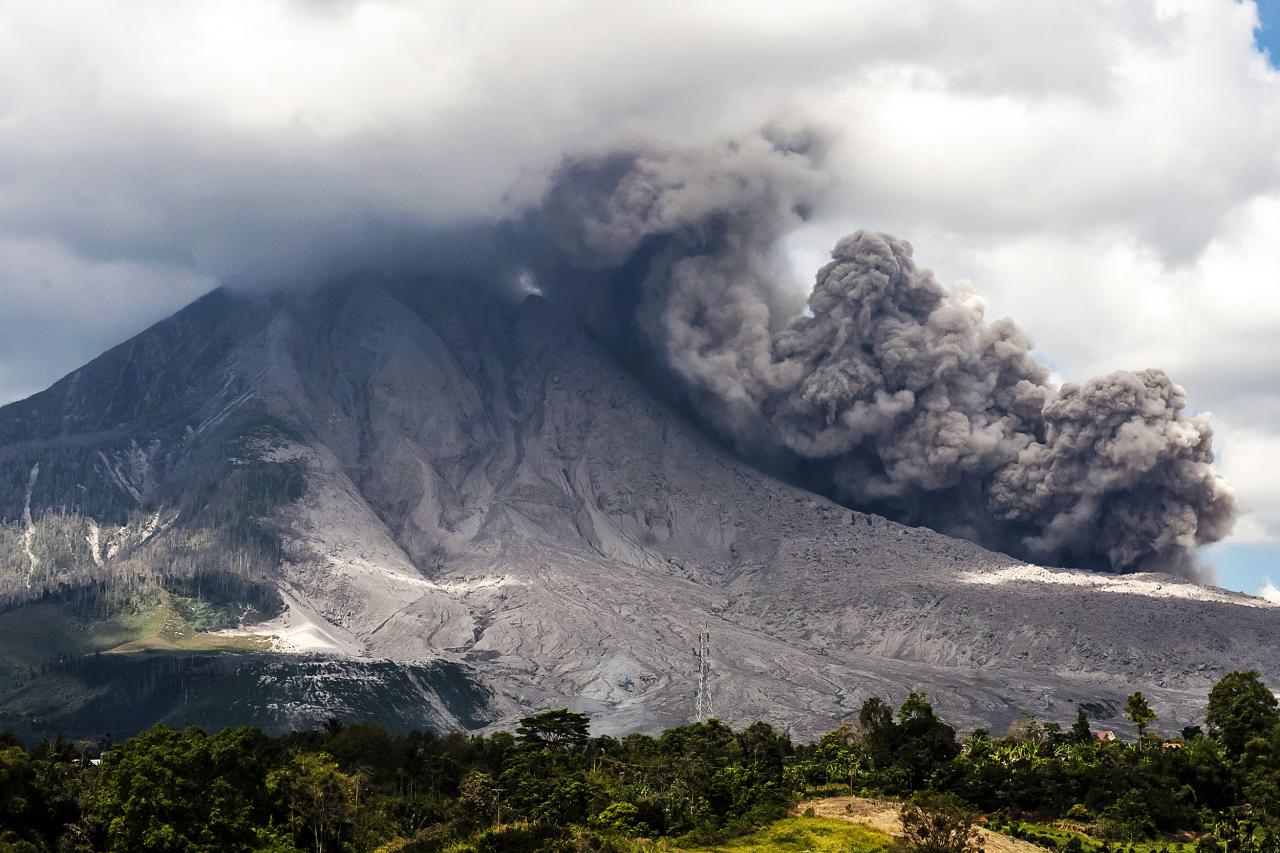 Indonesia volcano eruptions