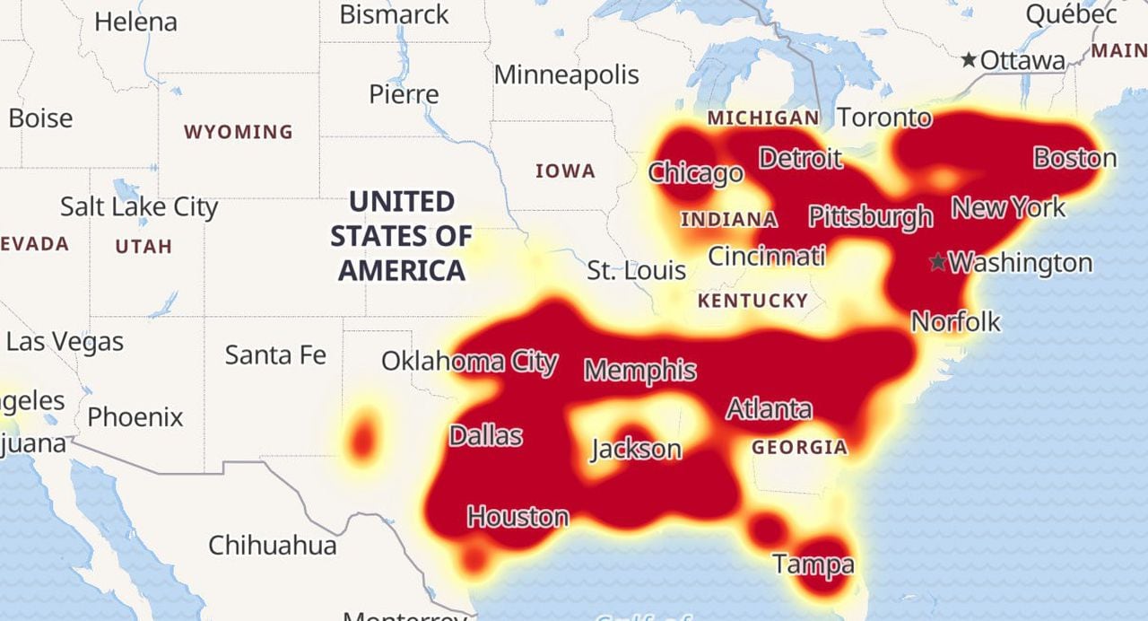 Verizon down in my area