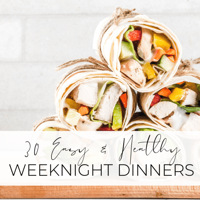 Healthy weeknight meals for busy parents