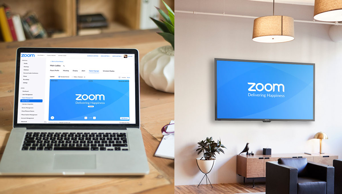 Zoom digital signage