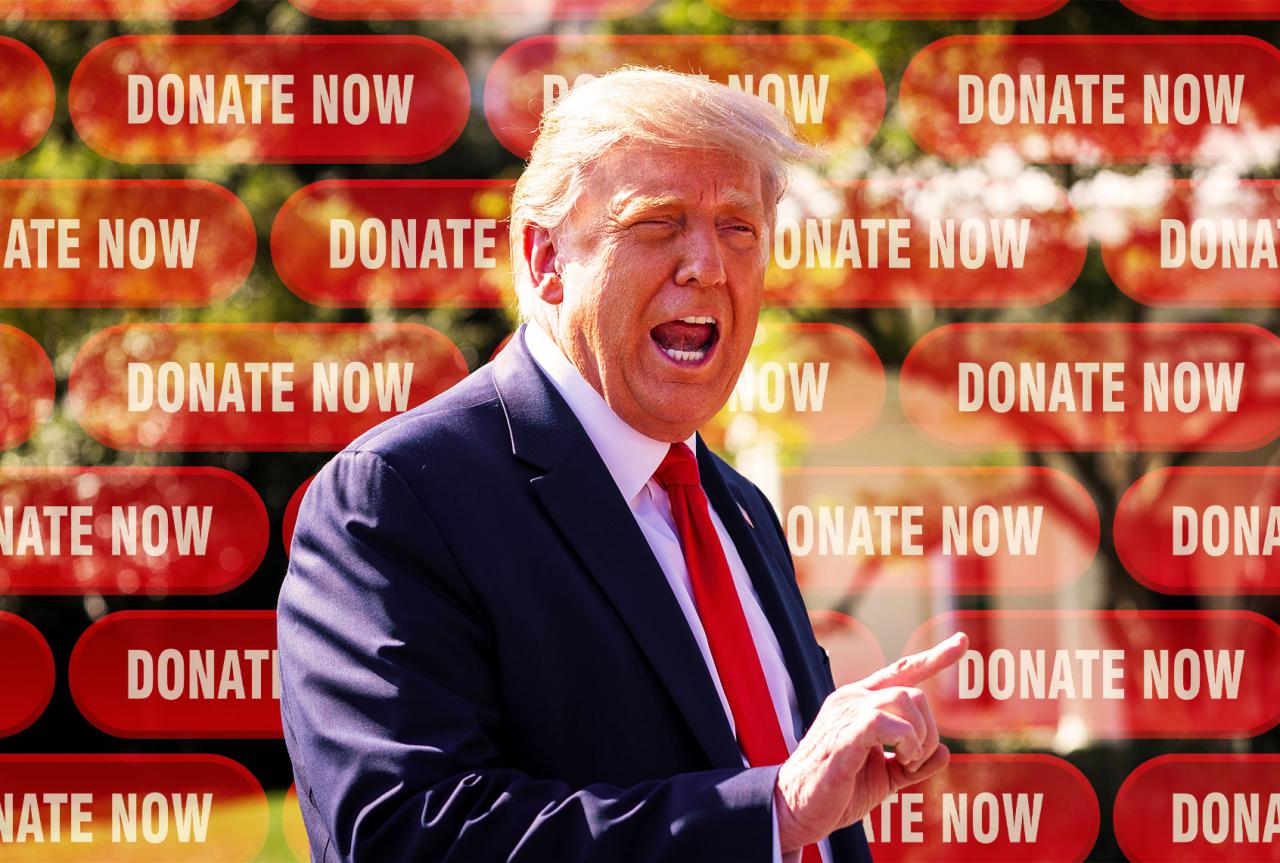 Trump donation donations campaign dollar small surge gop explained foxnews marking shift major